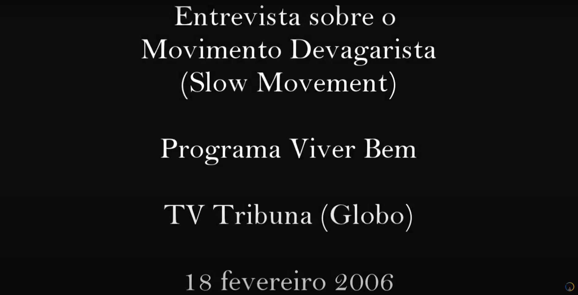 slow movement