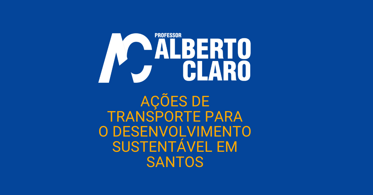 POST ADRIANA Ações de Transporte para o Desenvolvimento Sustentável em Santos
