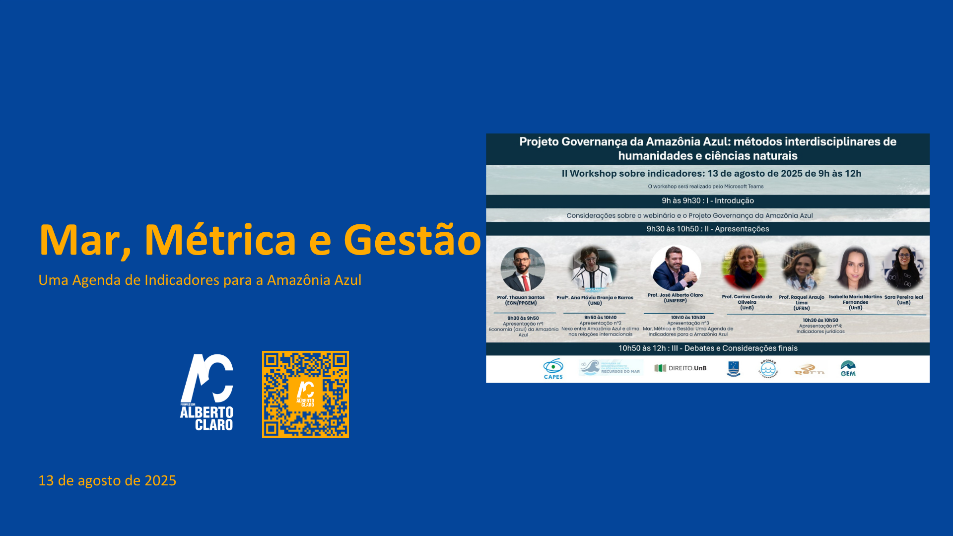 Mar, Métrica e Gestão: Uma Agenda de Indicadores para a Amazônia Azul