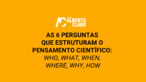 As 6 Perguntas que Estruturam o Pensamento Científico: Who, What, When, Where, Why e How